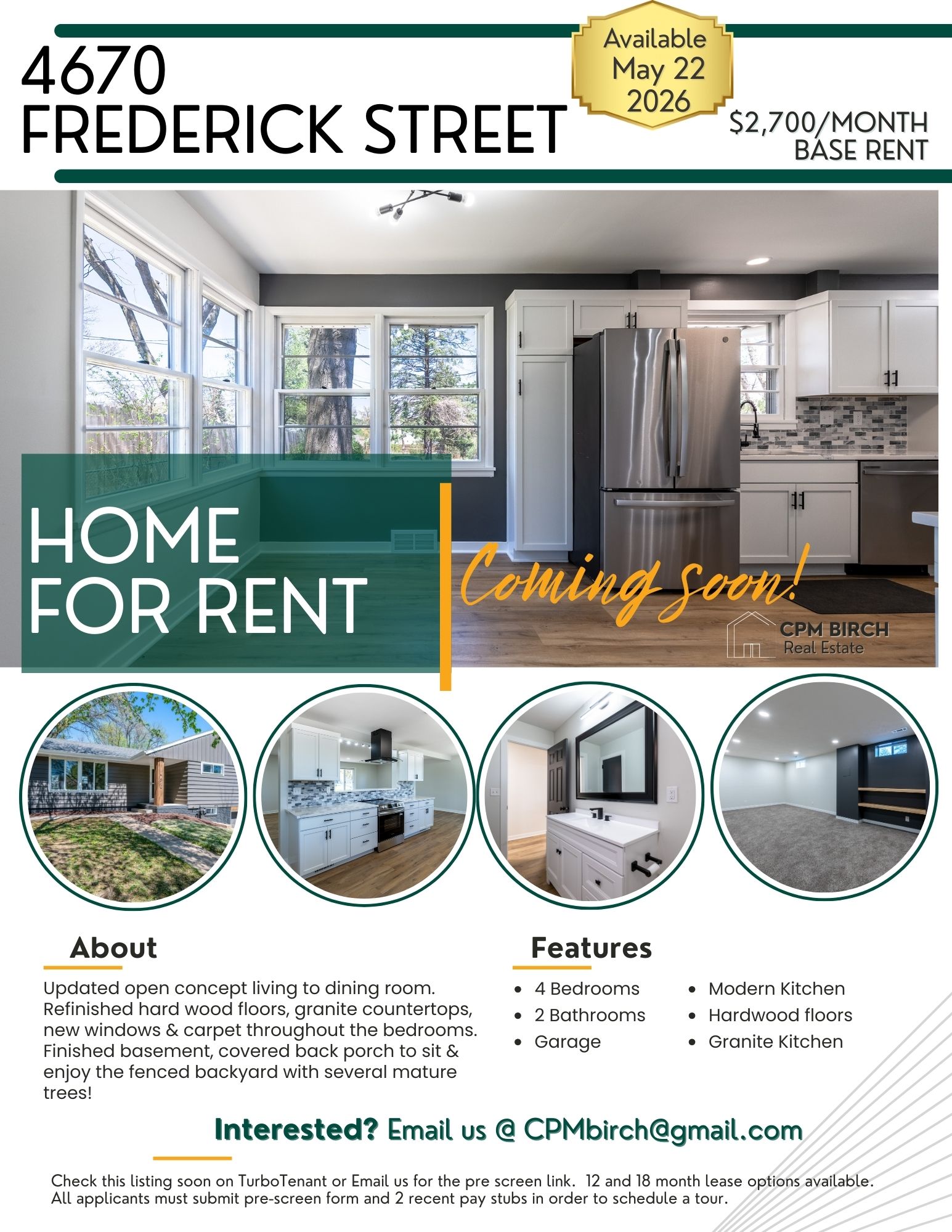 Omah House: 4670 Frederick Street