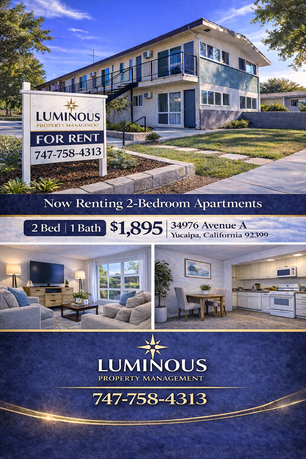 Yucaipa Apartment: 34976 Avenue A