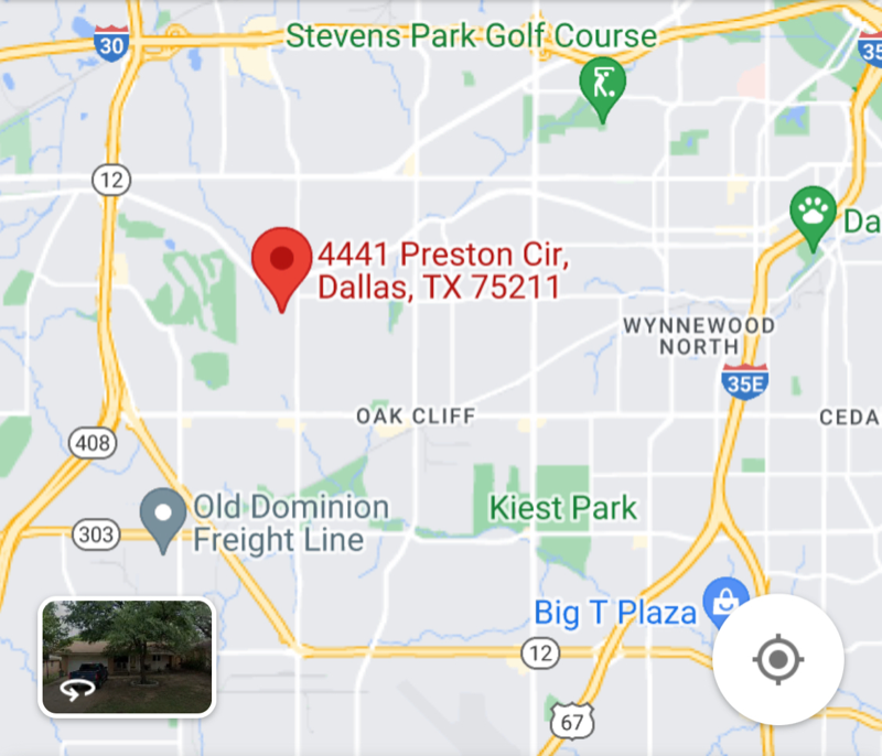 Dallas House: 4441 Preston Cir