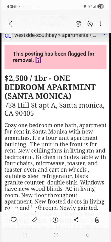 Santa Monica Multiplex: 738 HILL ST, APT A