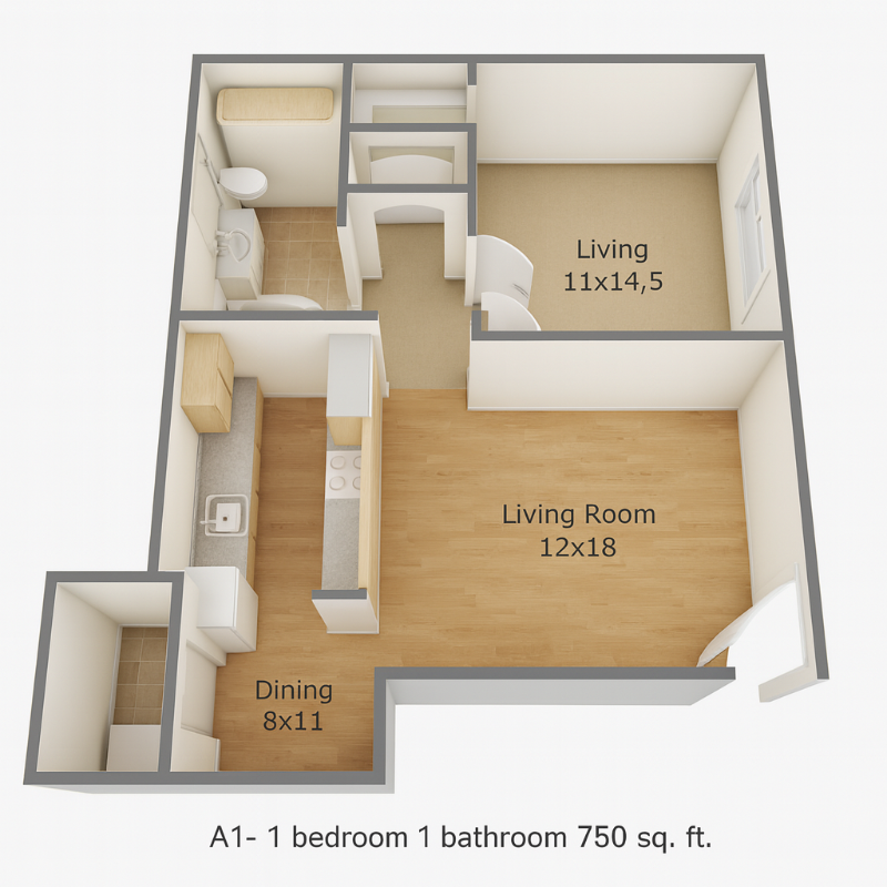 Bedford Apartment: 531 Bedford Road