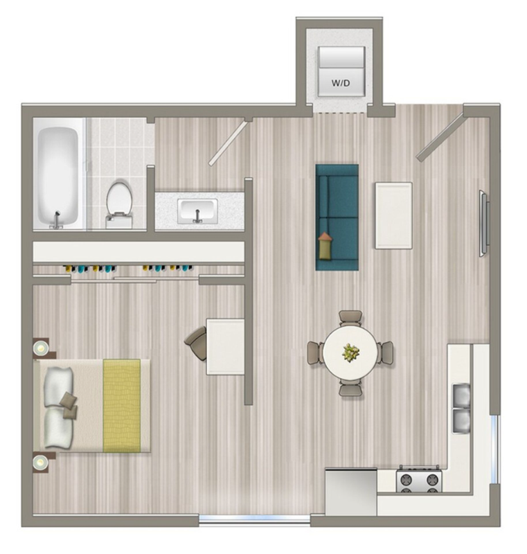 Los Angeles Apartment: 1901 Overland Avenue