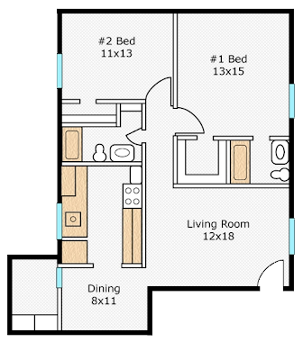 Bedford Apartment: 531 Bedford Road