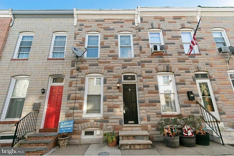 Baltimore Townhome: 107 N Port St, Baltimore MD 21224