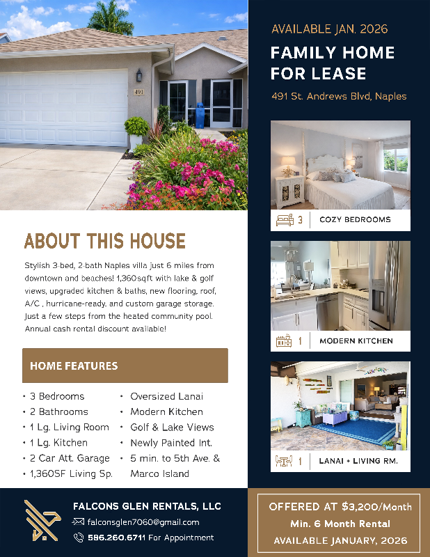 Naples House: 491 St Andrews Boulevard