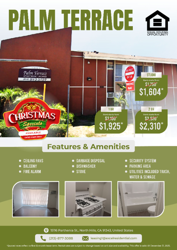 NORTH HILLS Apartment: 15116 PARTHENIA ST.