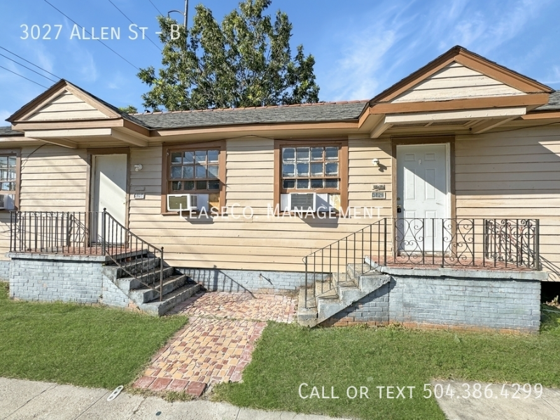 New Orleans House: 3027 Allen Street - B