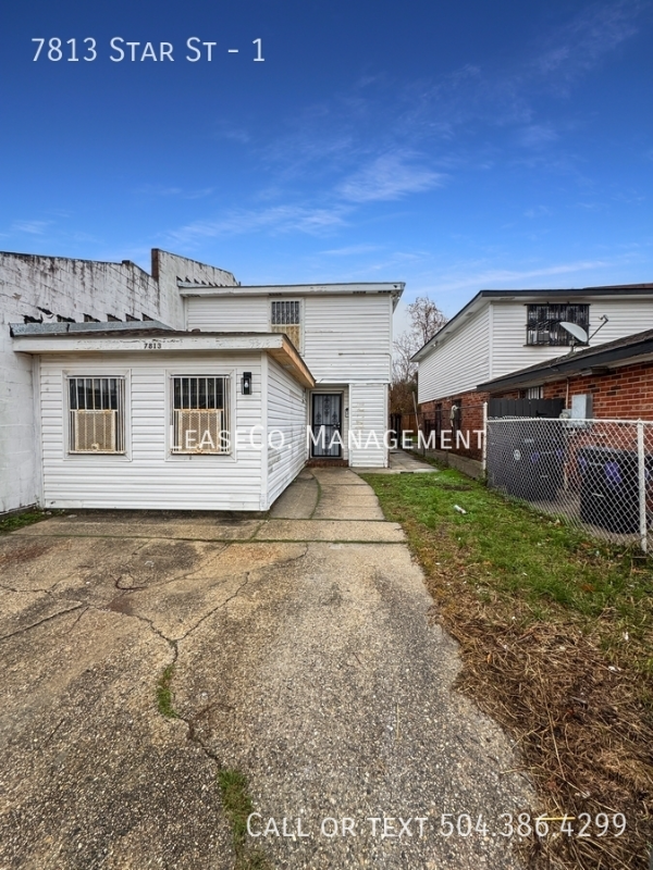 New Orleans House: 7813 Star Street - 1, New Orleans, LA 70128