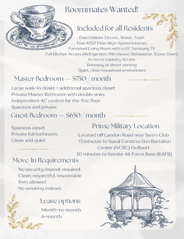 Gulfport House: 10504 Glade Cv