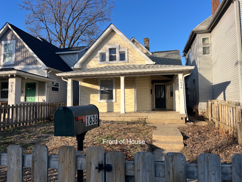 Indianapolis House: 1636 Hoyt Ave.