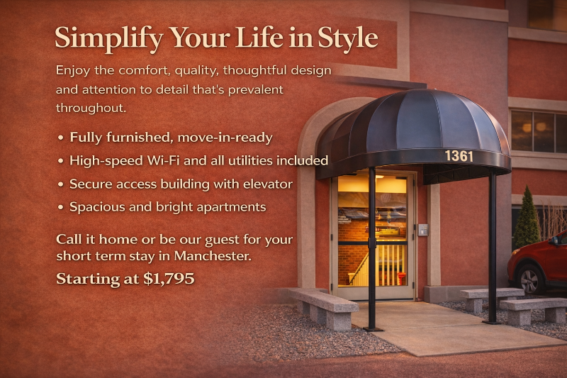 Manchester Apartment: 1361 Elm Street