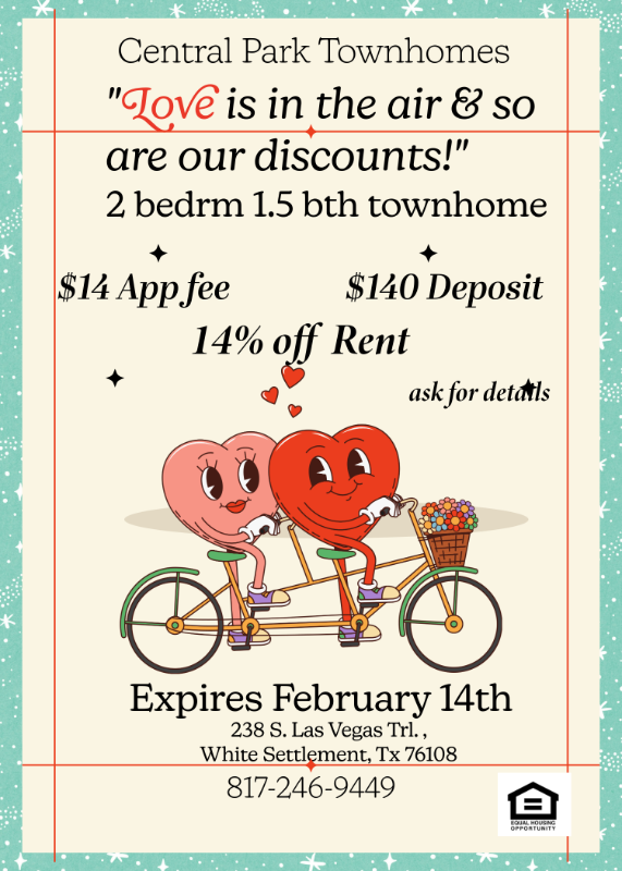 White Settlement Townhome: 128 S. Las Vegas Trail