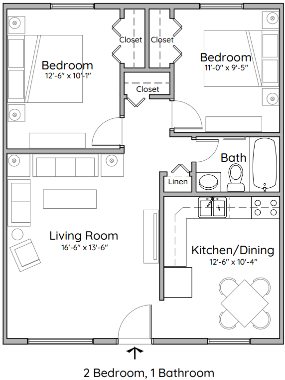Brighton Apartment: 65 N Kuner Rd