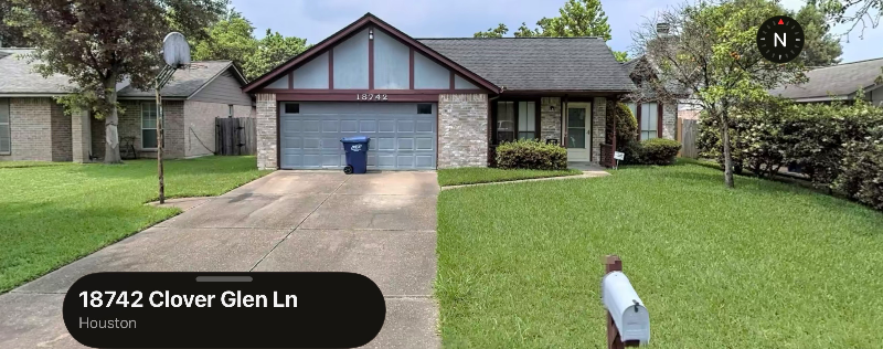 Houston House: 18742 Clover Glen Ln.