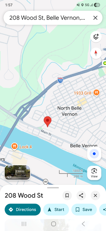 Belle Vernon House: 208 Wood St