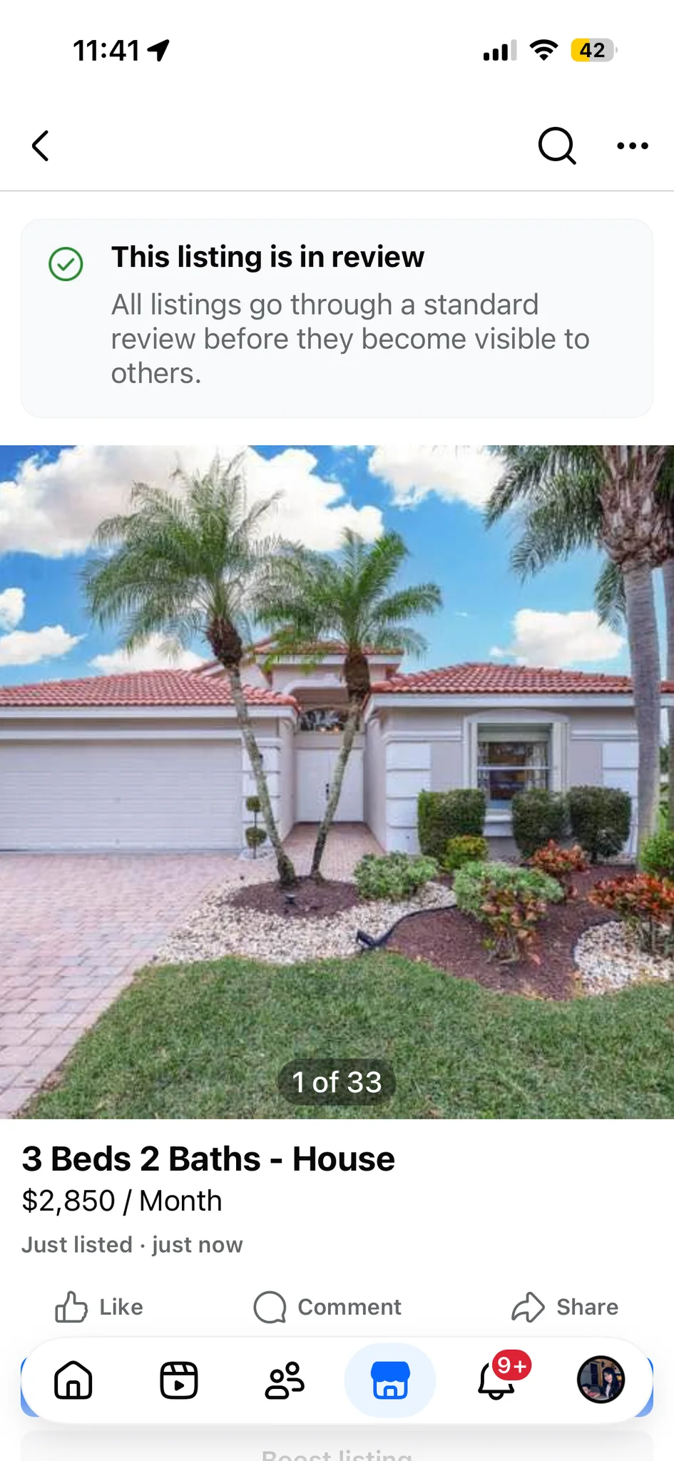 Lake worth House: 9894 Agnello St